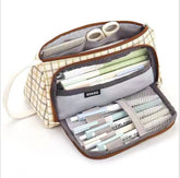 Multi-Compartment Large Capacity Pencil Case Pouch